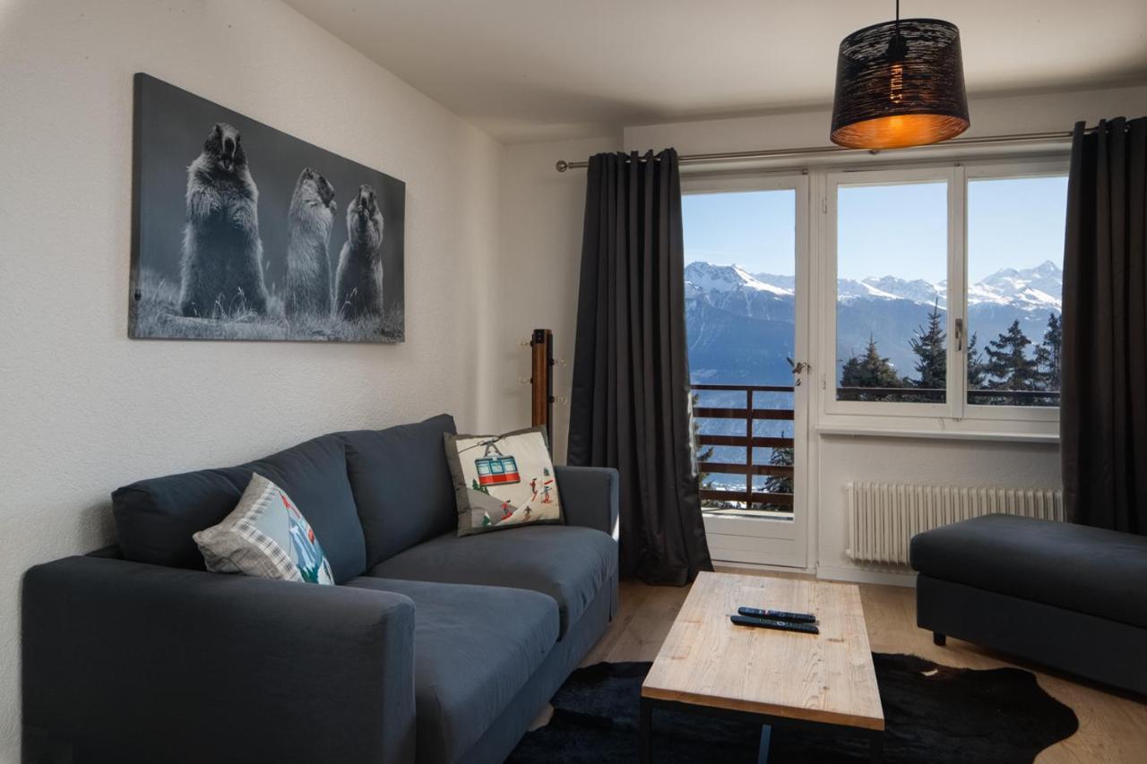 Magnifique Appartement Proche Du Centre Et Du Ski Crans-Montana Exterior photo